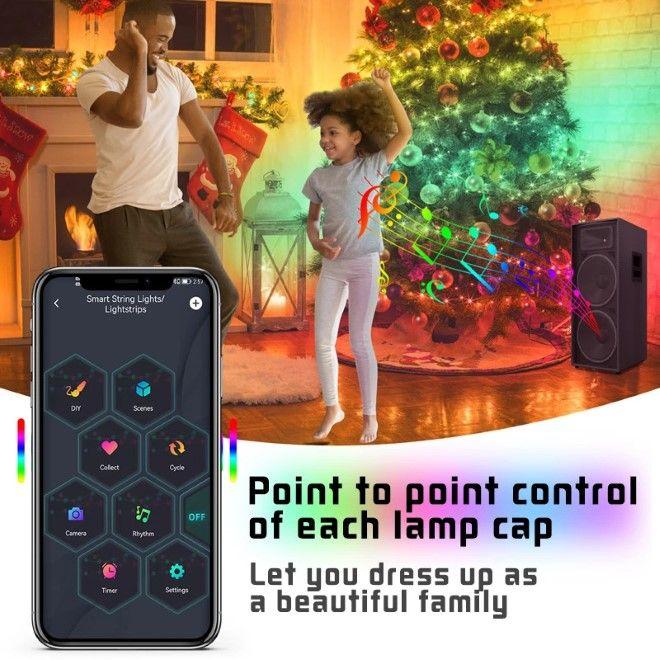 Image du produit MU Classic Holly Series Guirlande lumineuse Bluetooth intelligente (5 m)