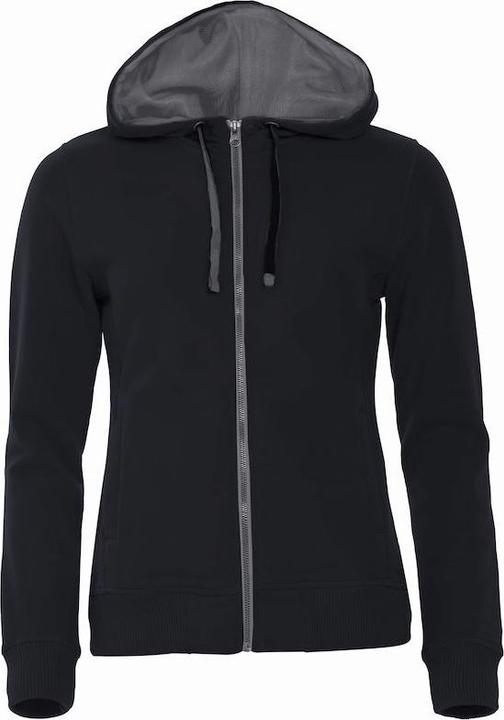 Clique Classic Hoodie mit durchgehendem Reissverschluss