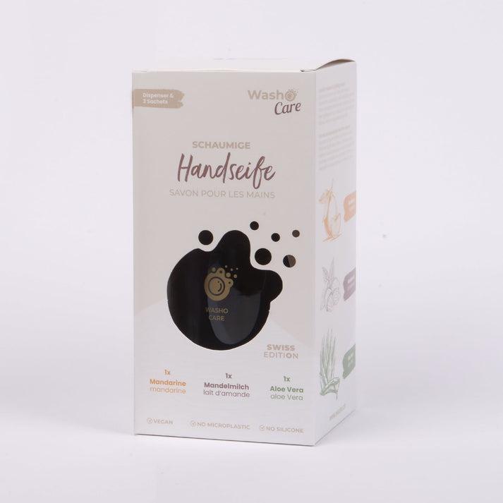 Produktbild Washo Handseife Swiss Edition Starter Set (Handseife Nachfüllpackung, Flüssigseife, 200 ml)