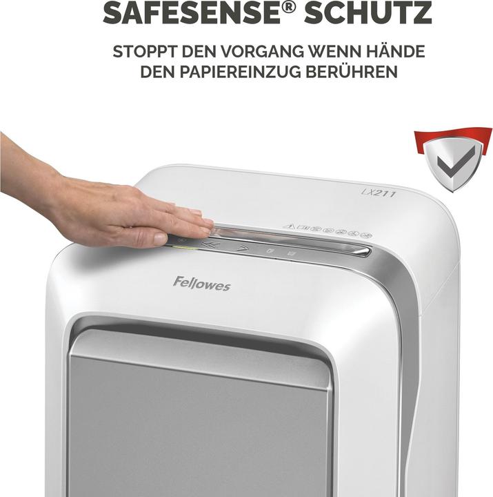 Actual product image Fellowes Powershred LX 211 (Micro Cut) (Microcut)