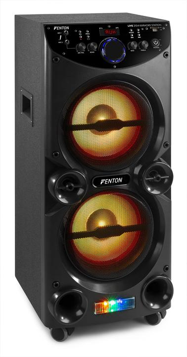 Image du produit Fenton Machine de karaoké Loudspeaker LIVE2104 noire (Actif, 1x 400 W)