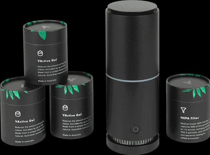 Image du produit VBreathe Purificat. d'air Tasman noir (36 m²)