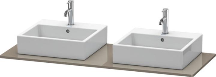 Produktbild Duravit Konsole XSQUARE m 2 Auschnitten 16x1400x550mm fla gr hgl