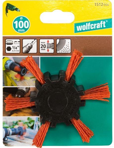 Actual product image wolfcraft wolfcraft 1 nylon wire fan bit. S=6-ct. ø100x20mm (80)