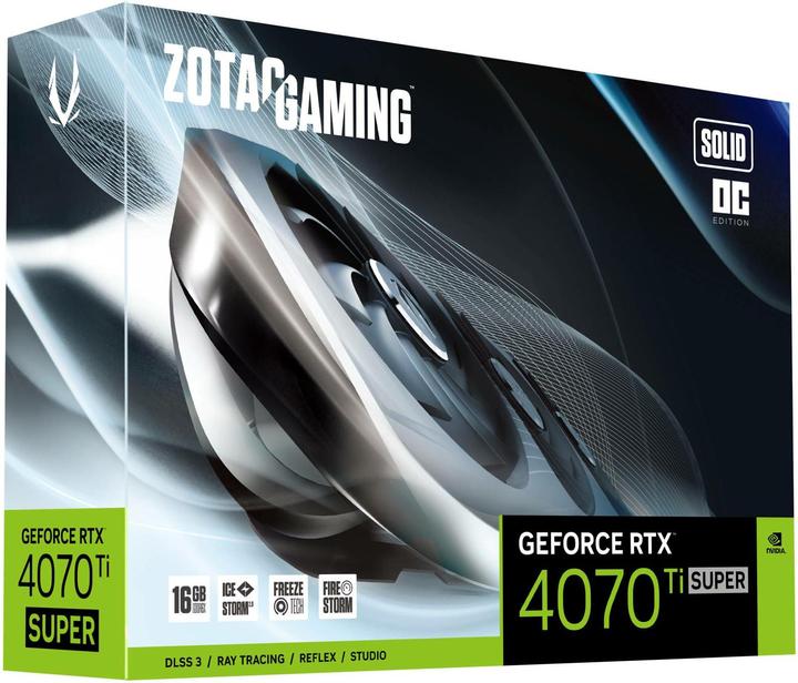 Produktbild Zotac VGA RTX4070TI SUPER 16GB Solid OC (16 GB)