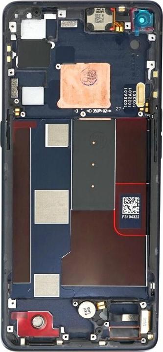 Produktbild OPPO Displayeinheit + Rahmen FIND X2 NEO (CPH2009) schwarz 4904017 (Display, Oppo Find X2 Neo)