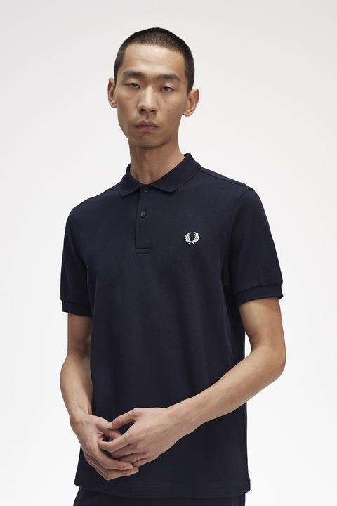 Actual product image Fred Perry Plain Polo Shirt navy (XL)