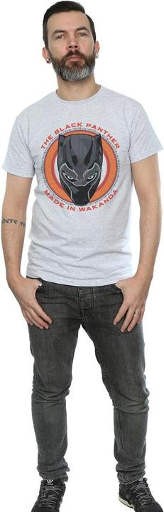 Immagine prodotto Maglietta Uomo Black Panther Made in Wakanda Rosso (L)