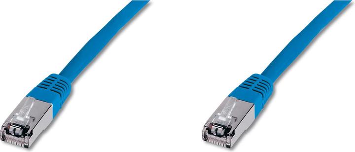 Produktbild Digitus CAT 5e SF-UTP Patchkabel Cu PVC AWG 26/7 Länge 5 m Farbe Blau (SF/UTP, CAT5e, 5 m)