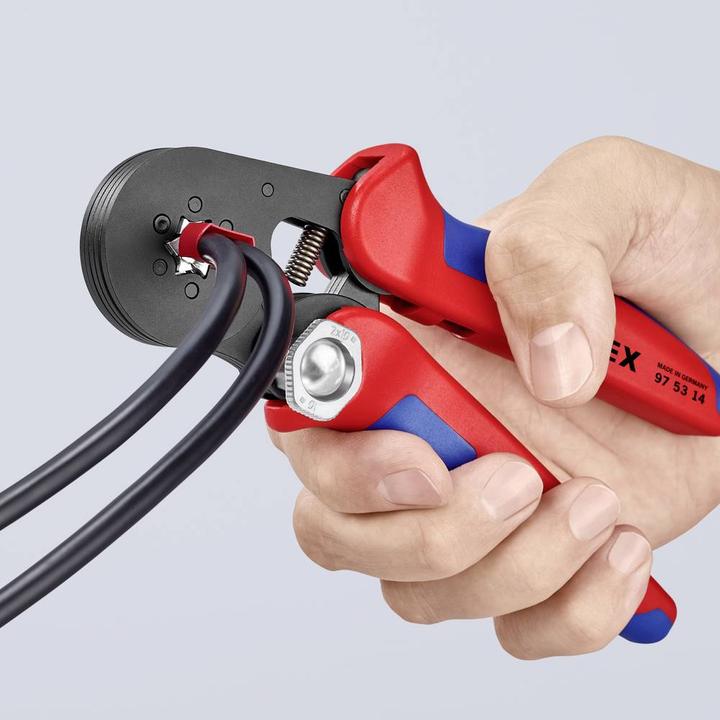 Image du produit Knipex Pince à sertir auto-ajustable pour embouts de câble (180 mm)