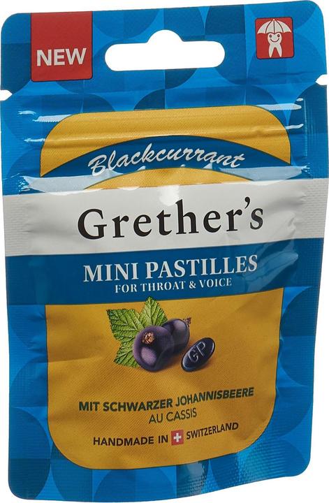 Immagine prodotto Grethers Pastiglie di ribes nero Pastiglie (1 pz., 30 g)