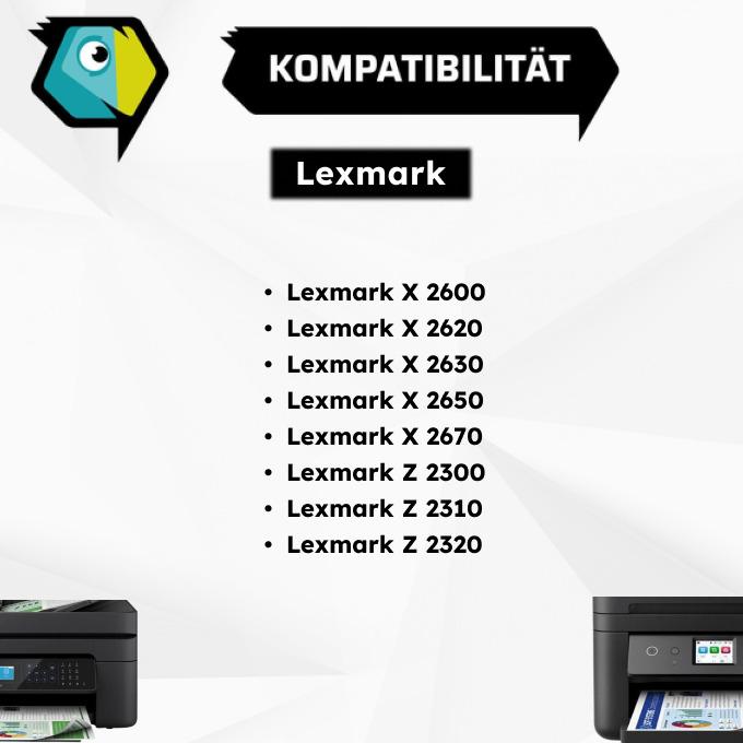 Actual product image Inkadoo Printer cartridges compatible with Lexmark 18C2090E / 14 Print head cartridge, black Black (FC)
