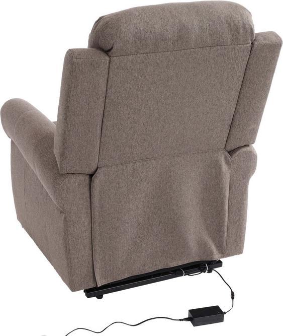 Produktbild Mendler Fernsehsessel HWC-K63, Liegefunktion Massage Heizfunktion, Stoff/Textil - dunkelgrau