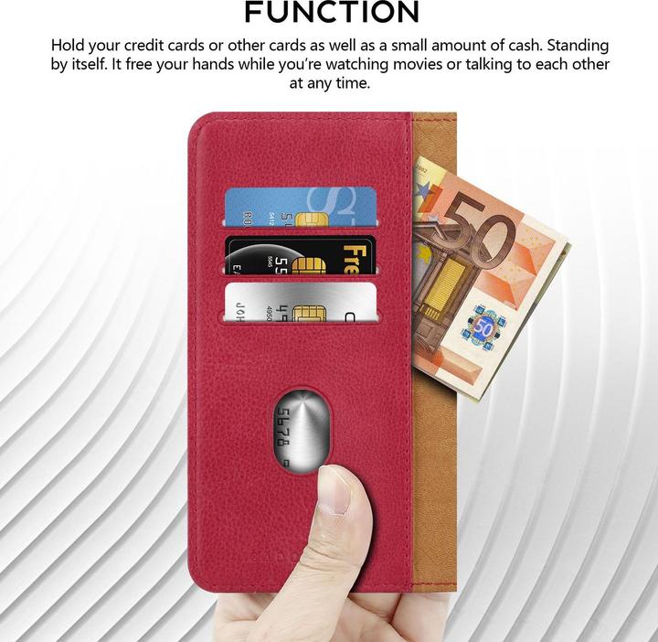 Actual product image Cadorabo Case for BQ Aquaris X PRO Book Cover (BQ Aquaris X Pro)