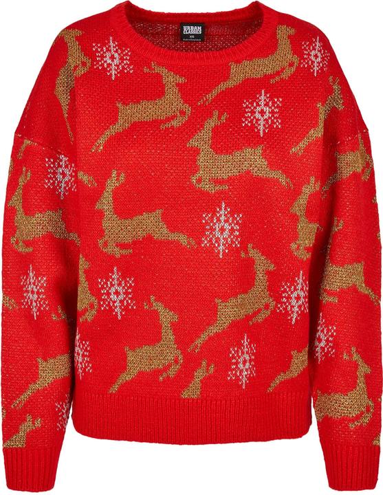 Urban Classics Ladies Oversized Christmas Sweater