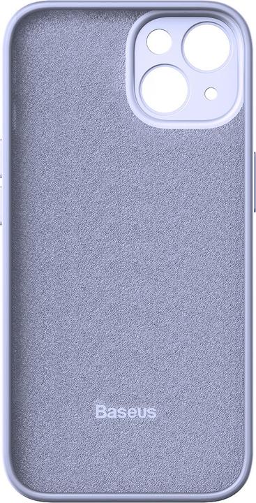Actual product image Baseus Liquid Silica Gel Case for iPhone 14 Plus (lavender)+ tempered glass + cleaning kit (Apple iPhone 14 Plus)