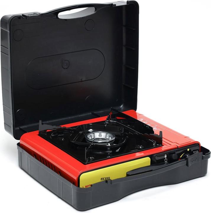 Actual product image Rothenberger Industrial Gas Camping Stove Gourmet Piezo RS 220 1500003730 Stainless Steel