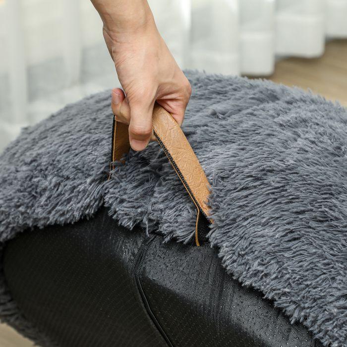 Immagine prodotto Swisshandel24 Hundebett für Menschen Waschbar Katzenbett mit 10cm Eier-Schaumstoffunterlage (Cane)