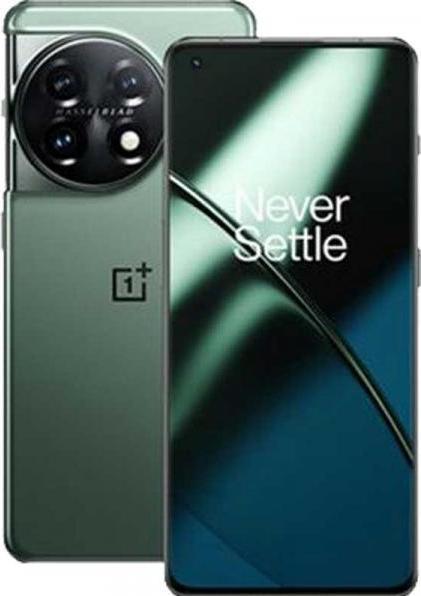 Produktbild OnePlus 11 (128 GB, Eternal Green, 6.70", Hybrid Dual SIM + eSIM, 50 Mpx, 5G)