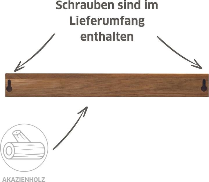 Image du produit Richardson Sheffield Wall magnet 40cm - bois d'acacia