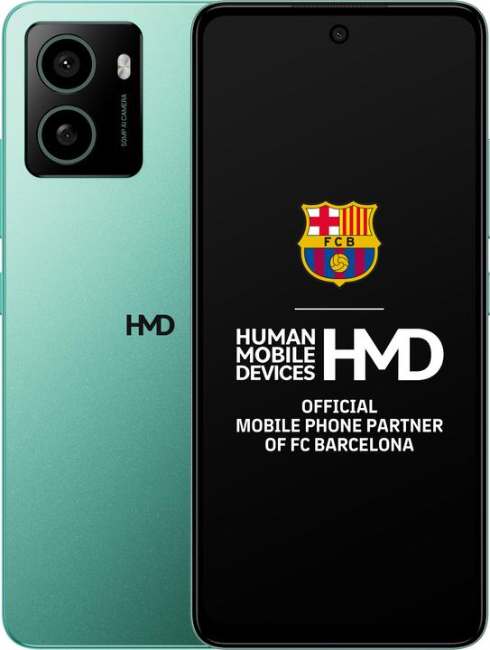 Image du produit HMD C22 DS 2/64 Charcoal (128 Go, Sable, Vert glacier, 6.56", 50 Mpx, 4G)