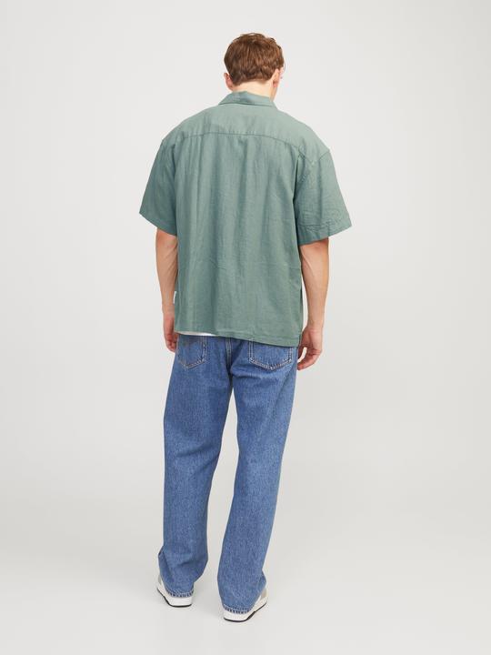 Produktbild Jack & Jones Jorfaro Linen Oversized Shirt Ss Sn (S)