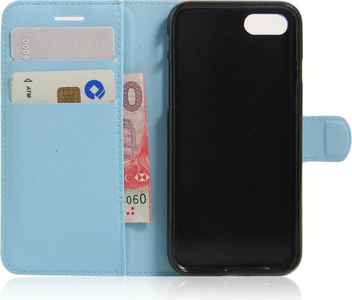Immagine prodotto Cover-Discount iPhone 8 / 7 - custodia in pelle copertura carte scomparti luce blu (Apple iPhone SE, Apple iPhone 8, Apple iPhone 7)