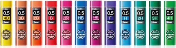 Actual product image Pentel Pencil leads AinStein (Refill, Grey, 0.50 mm)