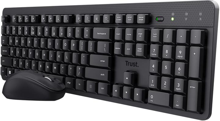 Trust Ody Ii Wl Keyboard Mouse Blk D (DE, Wireless)