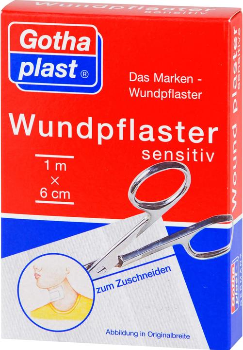 Actual product image Gothaplast Wound plaster sensitive 1 m x 6 cm, 1 pc. plaster (1 x)