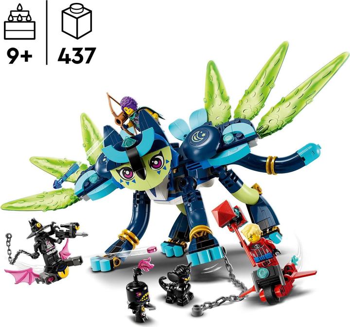 Produktbild LEGO Zoey und die Katzeneule Zian (71476, LEGO Dreamzzz)