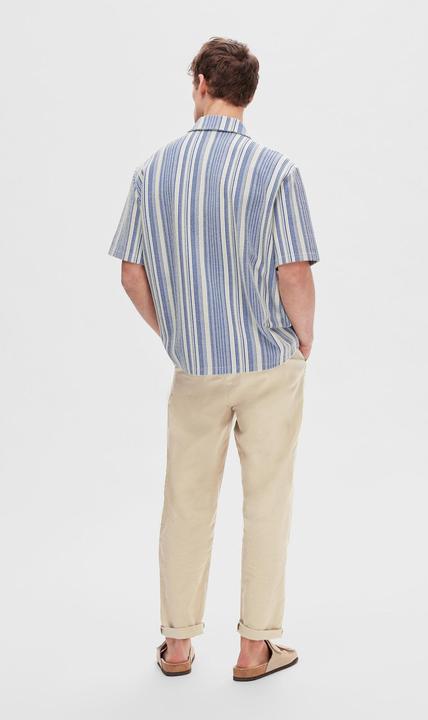 Produktbild Selected Homme Gestreiftes Kurzarmhemd (XL)