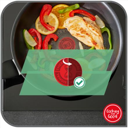 Actual product image Tefal Frying Pan B5690453 Easy Plus Diameter 24 cm, Fixed handle (24 cm, Pan set + pot set, Aluminium)