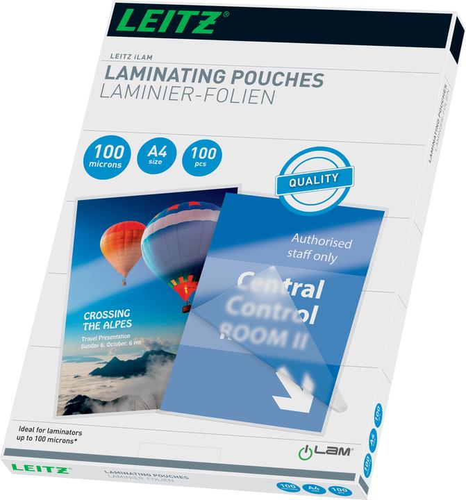 Actual product image Leitz hot laminating foils (A4, 100 Piece, 100 µm)