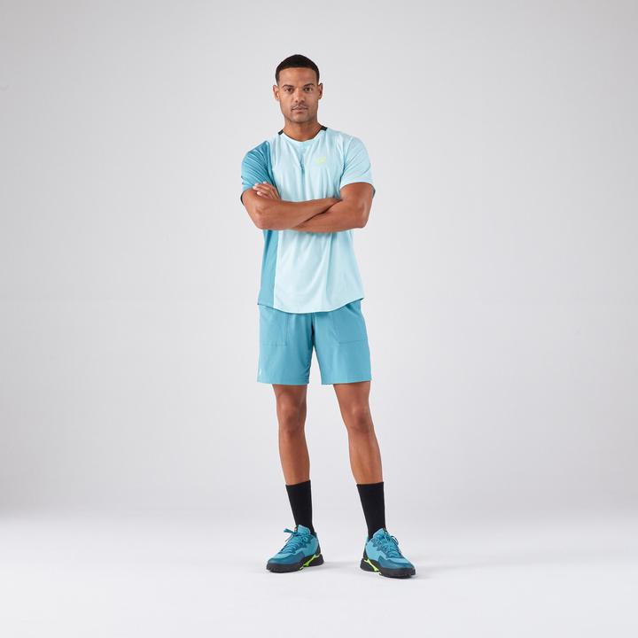 Immagine prodotto Kuikma Herren Padel T-Shirt atmungsaktiv - Dry blau (S)