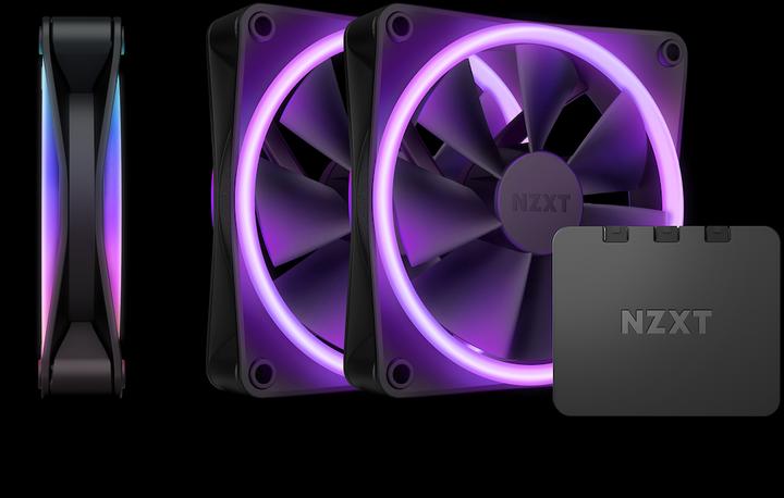 Actual product image NZXT F120 RGB Duo (120 mm, 3 x)
