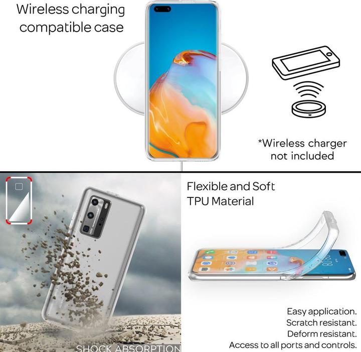 Produktbild Nalia 360° Handyhülle (Huawei P40 Pro+)