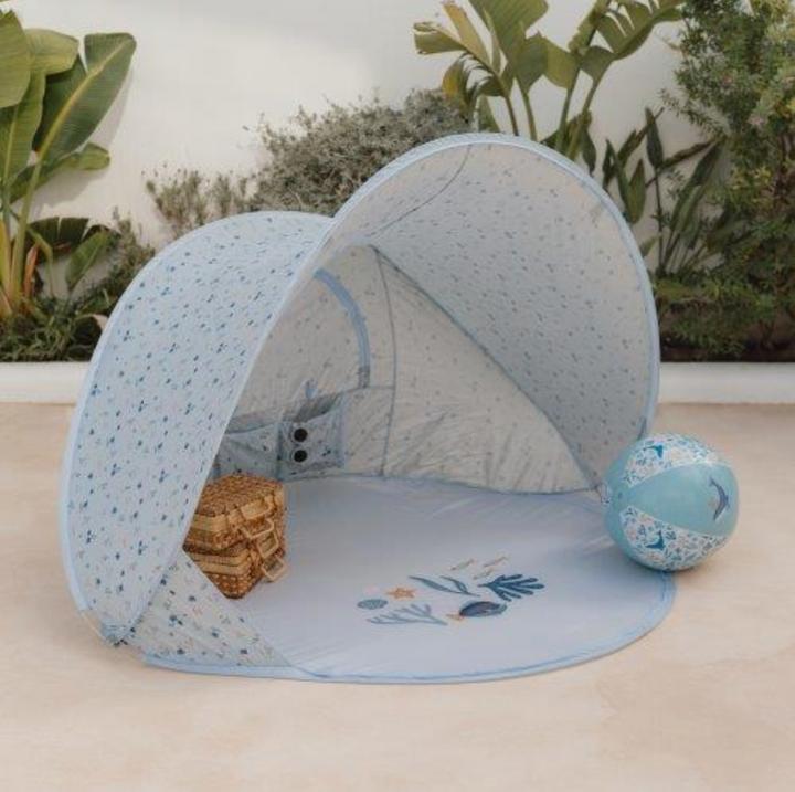 Actual product image Little Dutch Beach Tent Ocean Dreams Blue