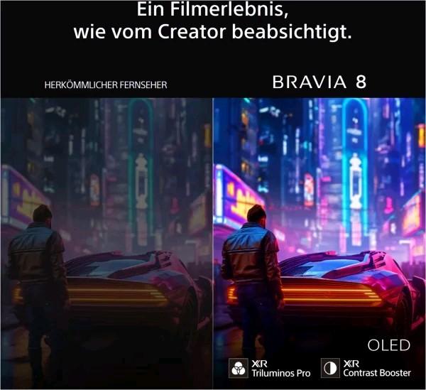 Immagine prodotto Sony K-55XR80PAEP (55", Bravia 8, OLED, 4K, 2024)