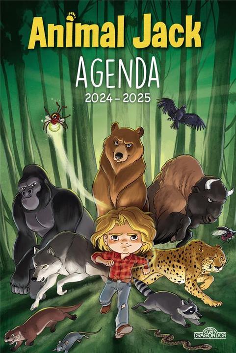 Image du produit Les Livres du Dragon d'Or Animal Jack : agenda 2024-2025 (Français)