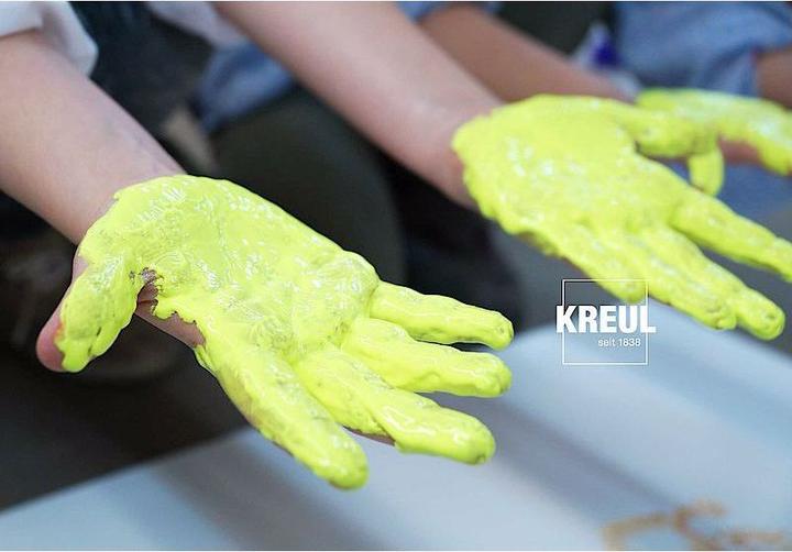 Produktbild Kreul Fingerfarben (Gelb, Rot, Blau, Grün, 600 ml)