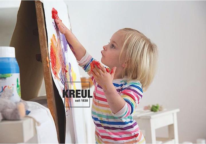 Produktbild Kreul Fingerfarben (Gelb, Rot, Blau, Grün, 600 ml)