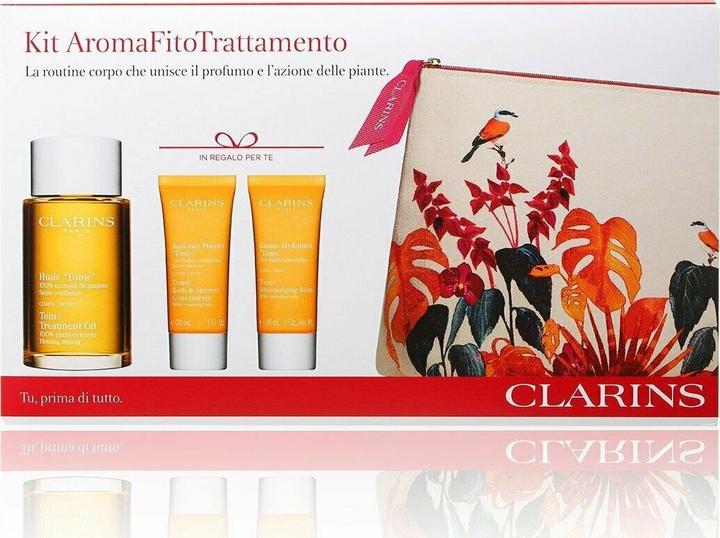 Produktbild Clarins Set Tonic Treatment Oil 100mltonic Bathshower Concentrate 30mltonic Moisturizing Balm 30ml (Haarpflege set)