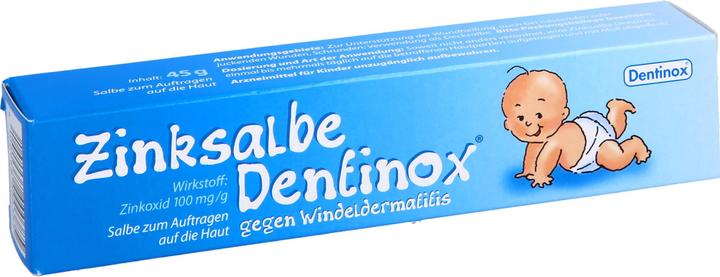 Produktbild Dentinox Zinksalbe gegen Windeldermatitis, 45 g Salbe (Körpercreme)