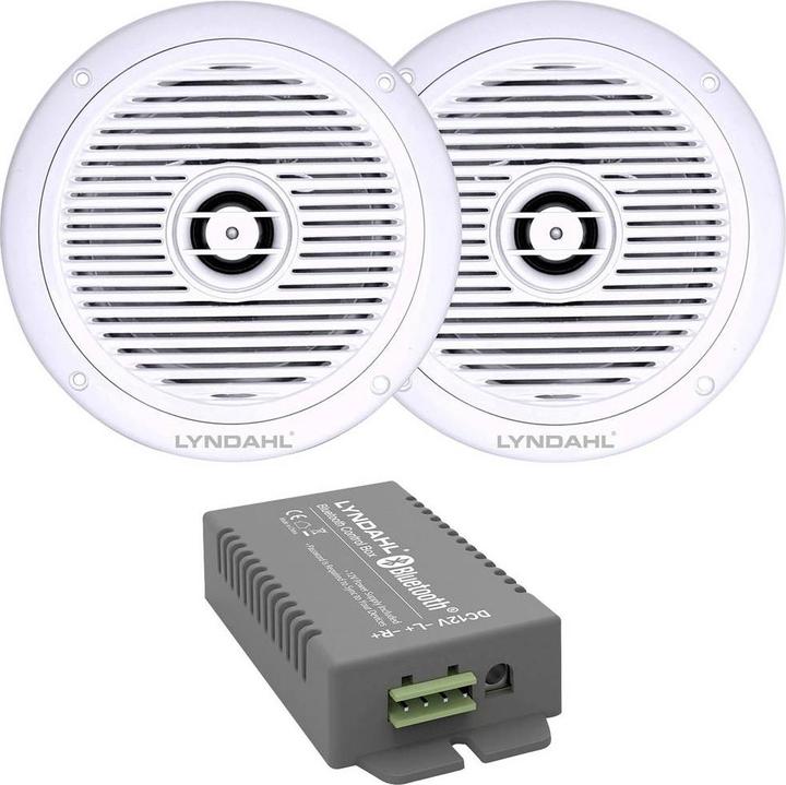 Produktbild Lyndahl LYNCS180IPS2 2-Wege Set Einbau-Lautsprecher 120 W 4 Ω Weiss 1 Set (Set)