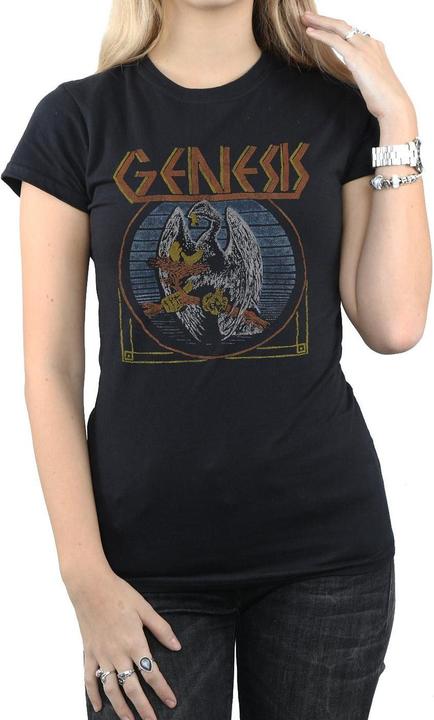 Actual product image Universal Textiles Womens/Ladies Distressed Eagle Cotton T-Shirt (XL)
