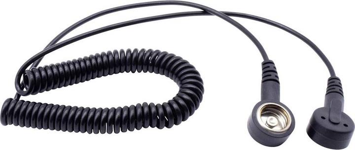 Produktbild Quadrios ESD-Erdungskabel 1.80 m Druckknopf 10 mm