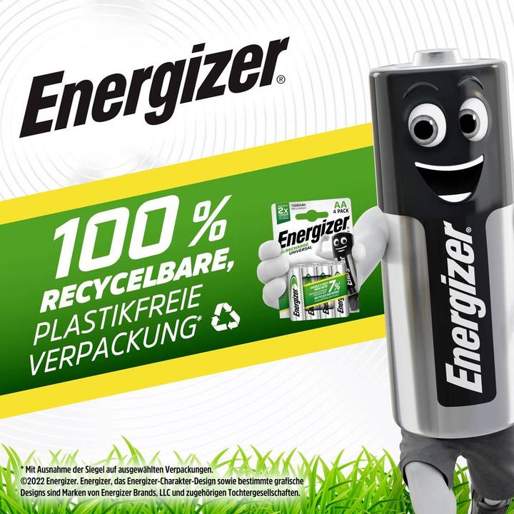 Image du produit Energizer Recharge universelle (4 pcs, AA, 1300 mAh)