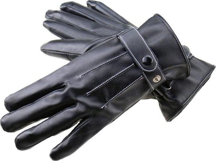 Actual product image PhoneLook Gants en similicuir pour écran tactile unisexe taille M (M)
