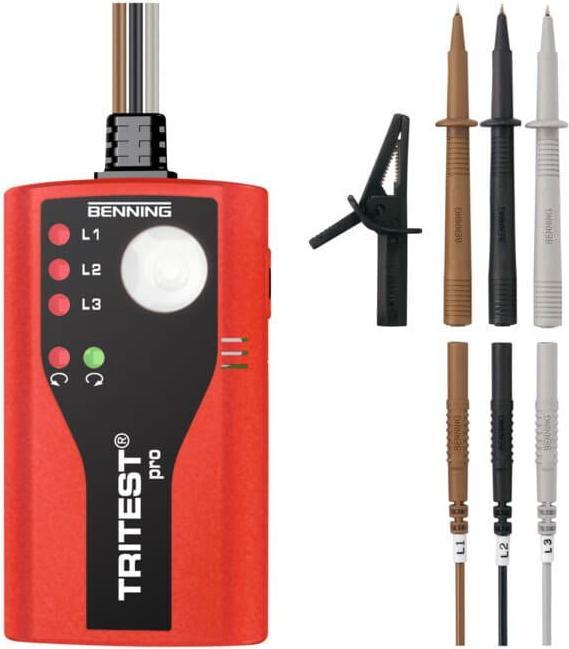 Actual product image Benning TRITEST pro rotary field alignment (CAT III 300V)